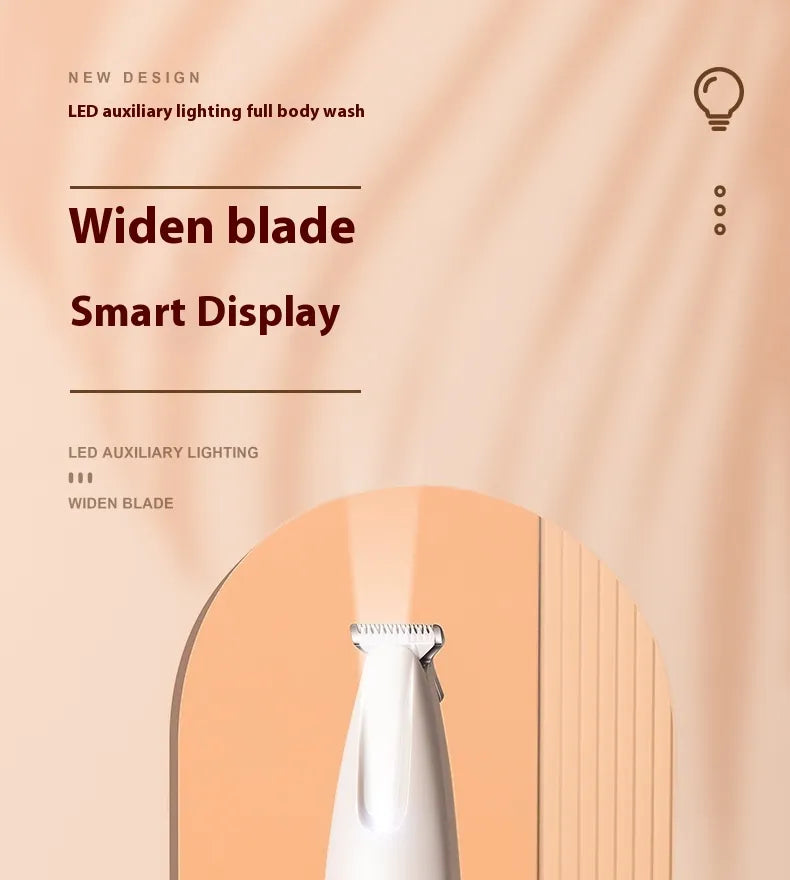 Dog Paw Trimmer with LED Light – Cordless Electric Grooming Tool