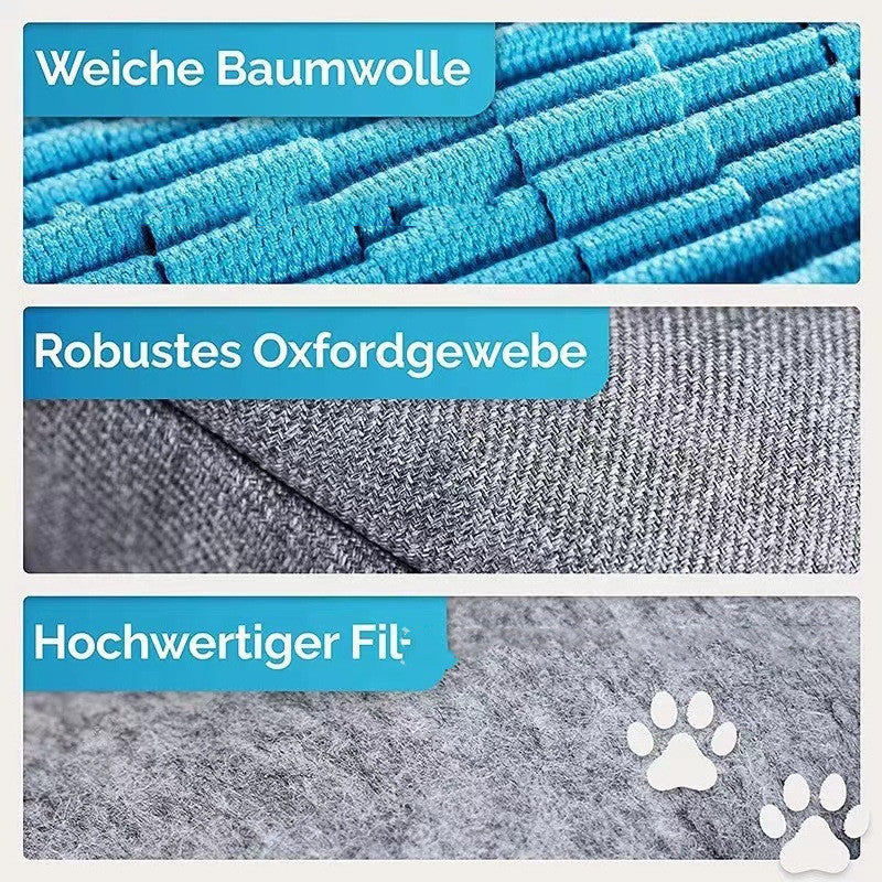 Schnüffelmatte für Haustiere – Tunnel-Labyrinth-Trainingsdecke für Hunde 🐾