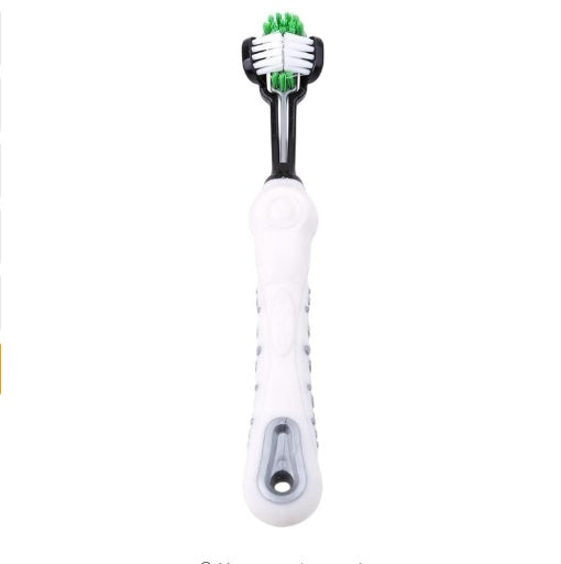 3-Sided Plush Dog Toothbrush