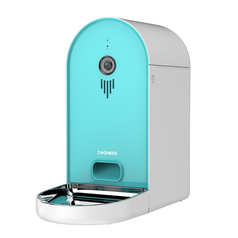 Intelligenter Futterautomat für Haustiere mit automatischer Fütterung und Fernüberwachung