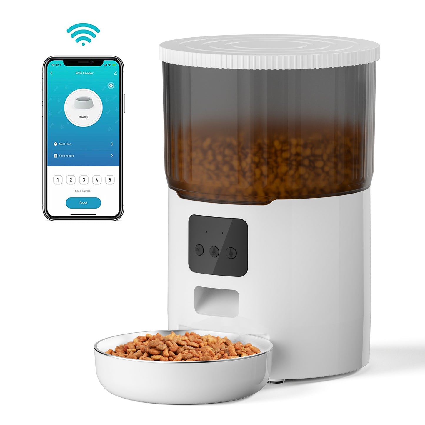Smart Dog Automatic Pet Feeder – Programmable Feeding for Pets 🐾