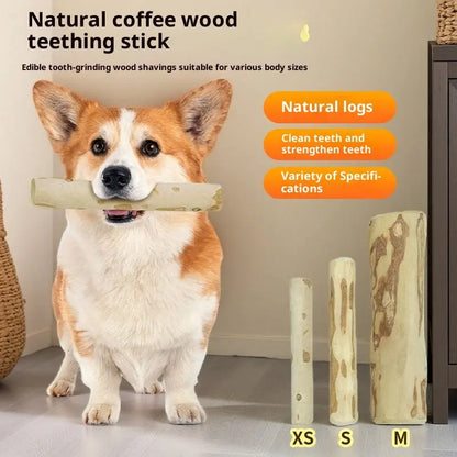 Coffee Wood Dog - Natural Tooth-Cleaning Chew Toy FURRYKU