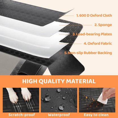 Rear Seat Car Pet Mat for Dogs FURRYKU