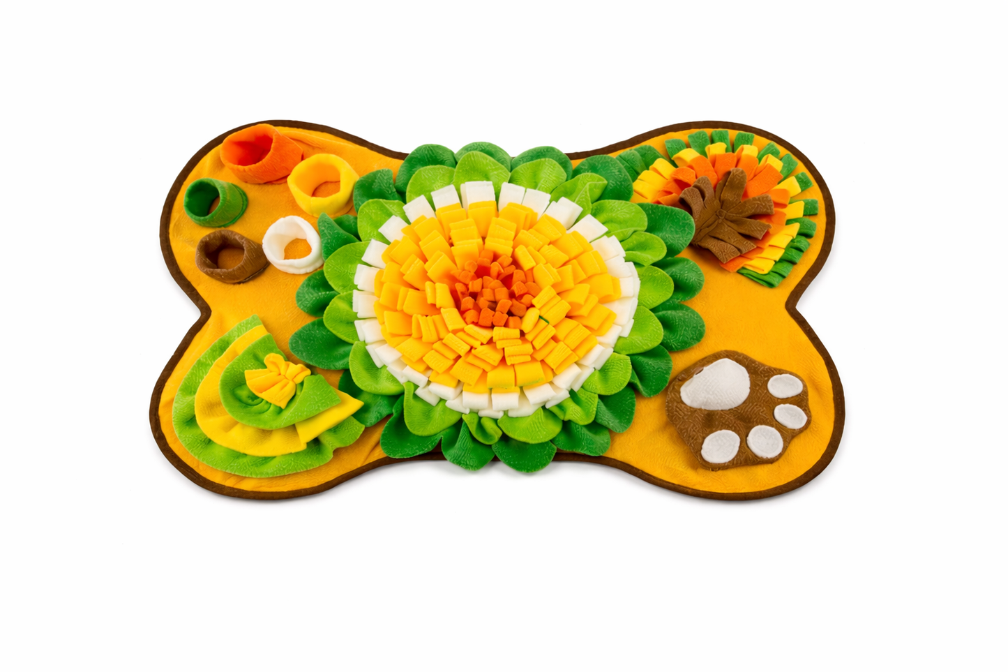 Large Interactive Engagement Mat with Multiple Hiding Spots & Foraging Zones