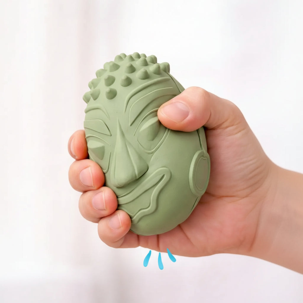 Retro Mask Squeaky Dog Toy FURRYKU