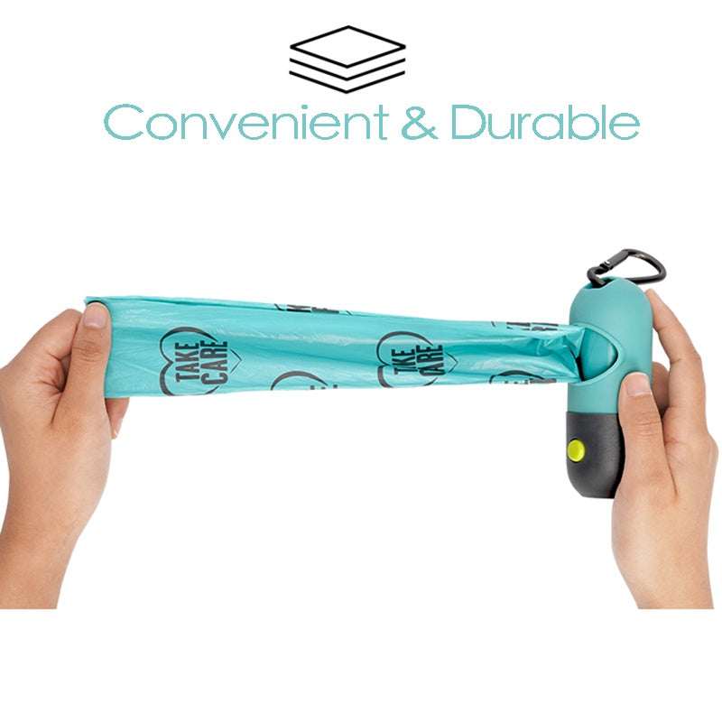 LED-Kotbeutelspender für Haustiere mit Lichtkapsel – Tragbarer Hundekotbeutelhalter 🐾