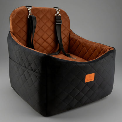 Car Bed for Small & Medium Dogs – Soft Backseat Cushion Travel Seat FURRYKU