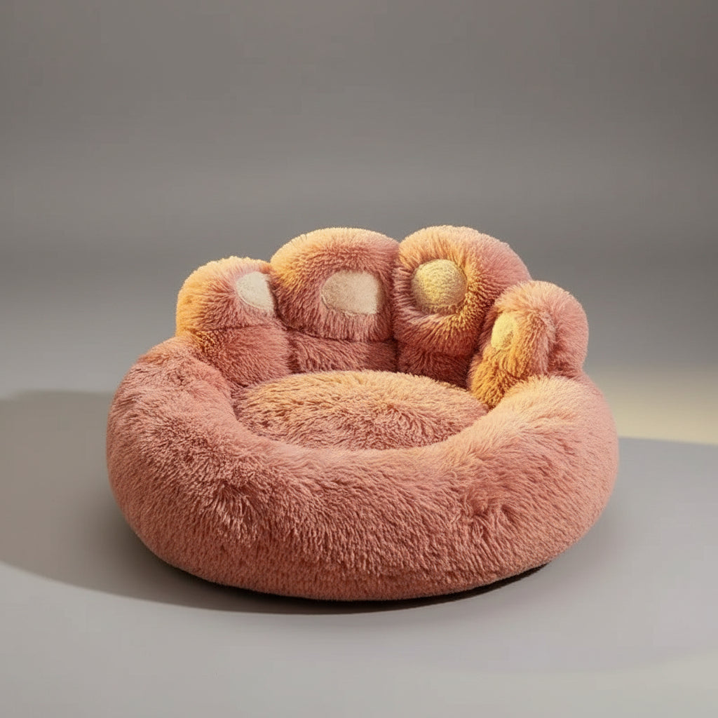 Warm Fleece-Lined Dog Bed FURRYKU