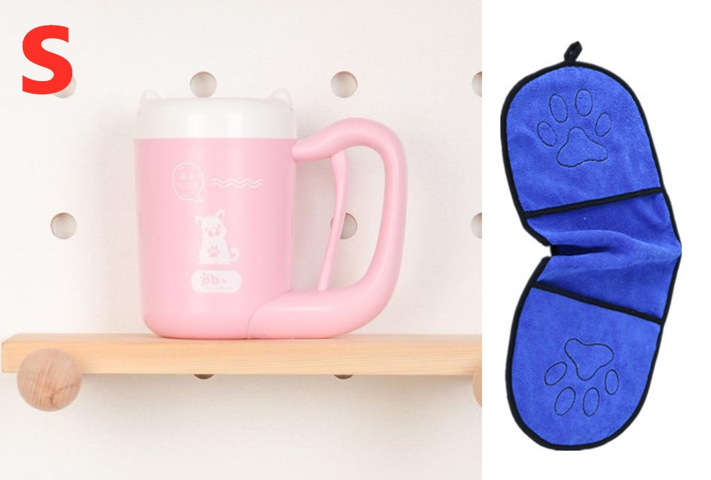 Hundepfoten-Reinigungsbecher, Silikon-Waschbürste, Pfotenreiniger 🐾