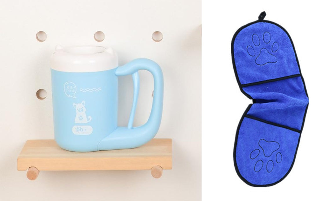 Hundepfoten-Reinigungsbecher, Silikon-Waschbürste, Pfotenreiniger 🐾