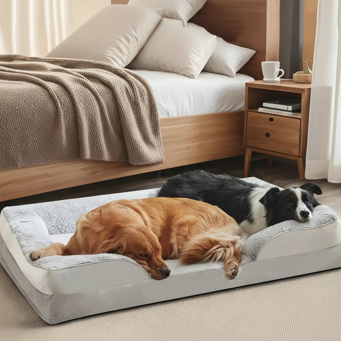 Orthopedic Memory Foam Sofa Dog Bed FURRYKU