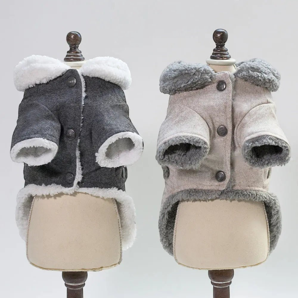 Winter Velvet Dog Jacket FURRYKU