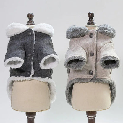 Winter Velvet Dog Jacket FURRYKU