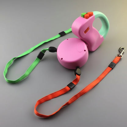 Retractable Dual Dog Walking Leash FURRYKU