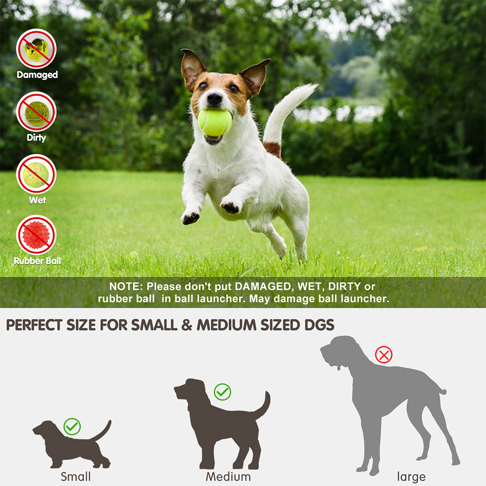 Automatic Dog Ball Launcher – Outdoor Tennis Toy & Fetch Machine🐾