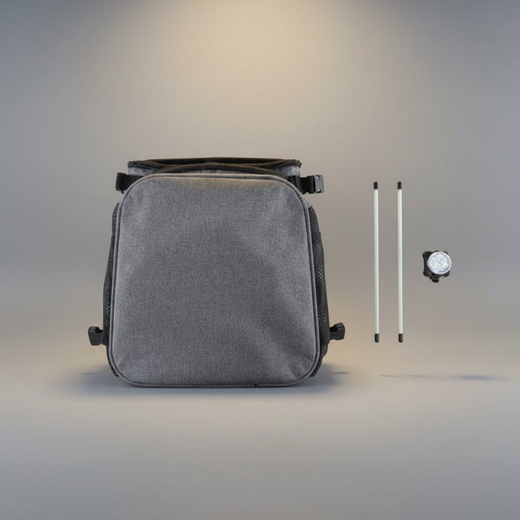 Dog Bicycle Bag with LED Light FURRYKU