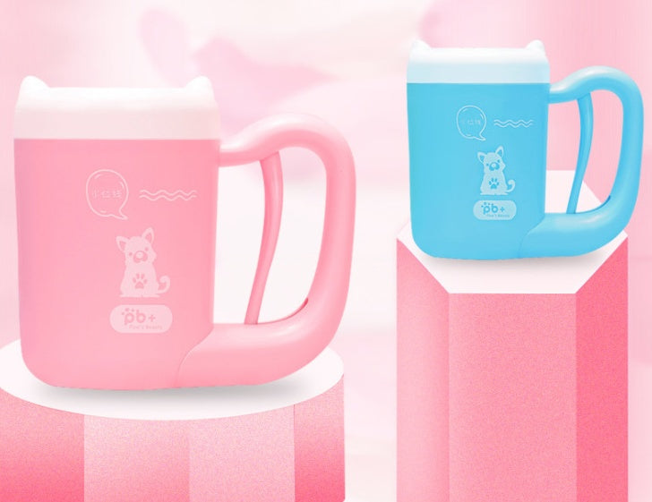 Hundepfoten-Reinigungsbecher, Silikon-Waschbürste, Pfotenreiniger 🐾