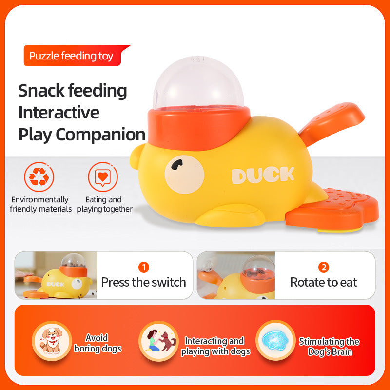Dog Puzzle Feeder – Interactive Duck Design Treat Dispenser & Training Toy🐾