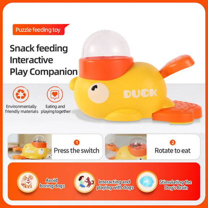 Dog Puzzle Interactive - Duck Design Treat Dispenser FURRYKU