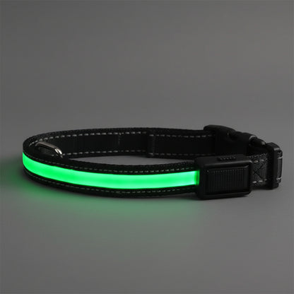 LED Solar Luminous Dog Collar – USB Rechargeable Safety Collar FURRYKU
