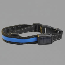 LED Solar Luminous Dog Collar – USB Rechargeable Safety Collar