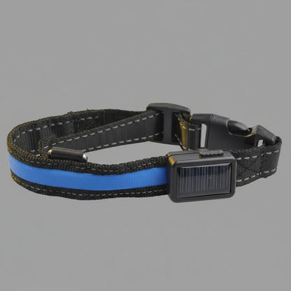LED Solar Luminous Dog Collar – USB Rechargeable Safety Collar FURRYKU