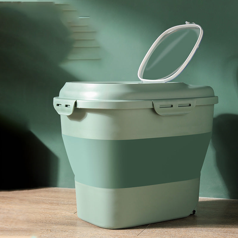 Food Storage Bucket – Large Capacity Moistureproof Dogs Food Container 🐾