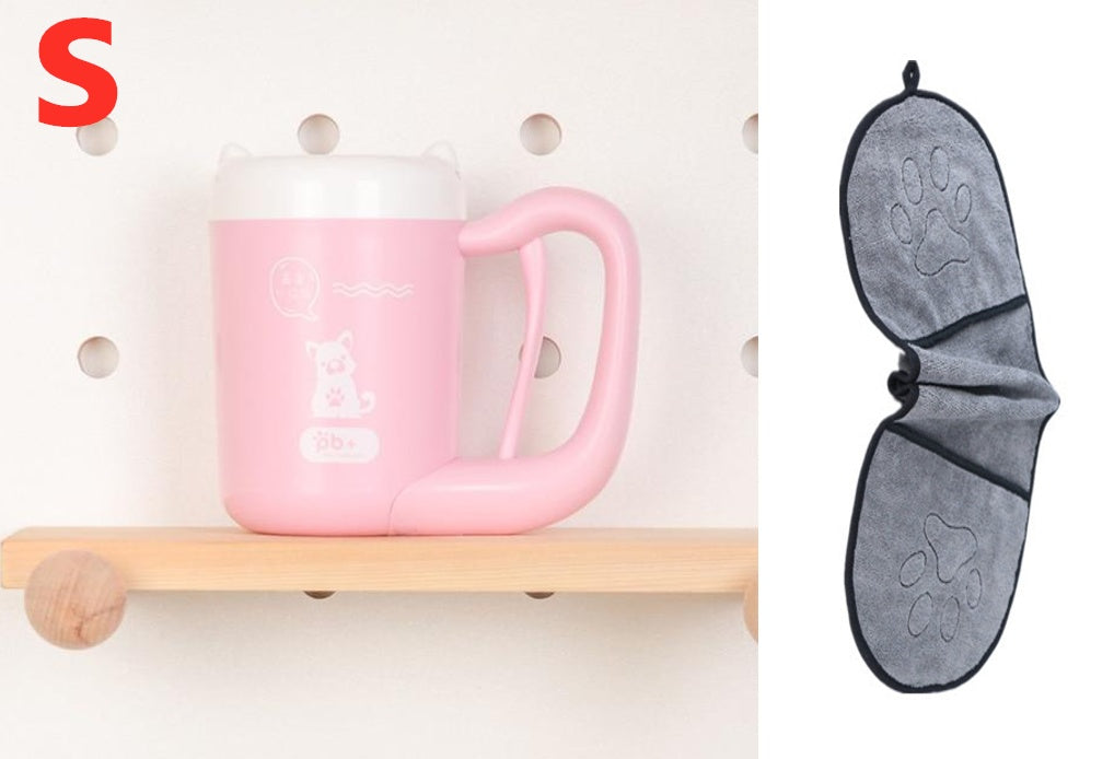 Hundepfoten-Reinigungsbecher, Silikon-Waschbürste, Pfotenreiniger 🐾