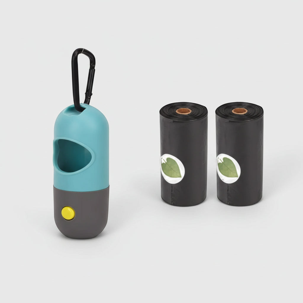 LED Dog Waste Bag Dispenser FURRYKU