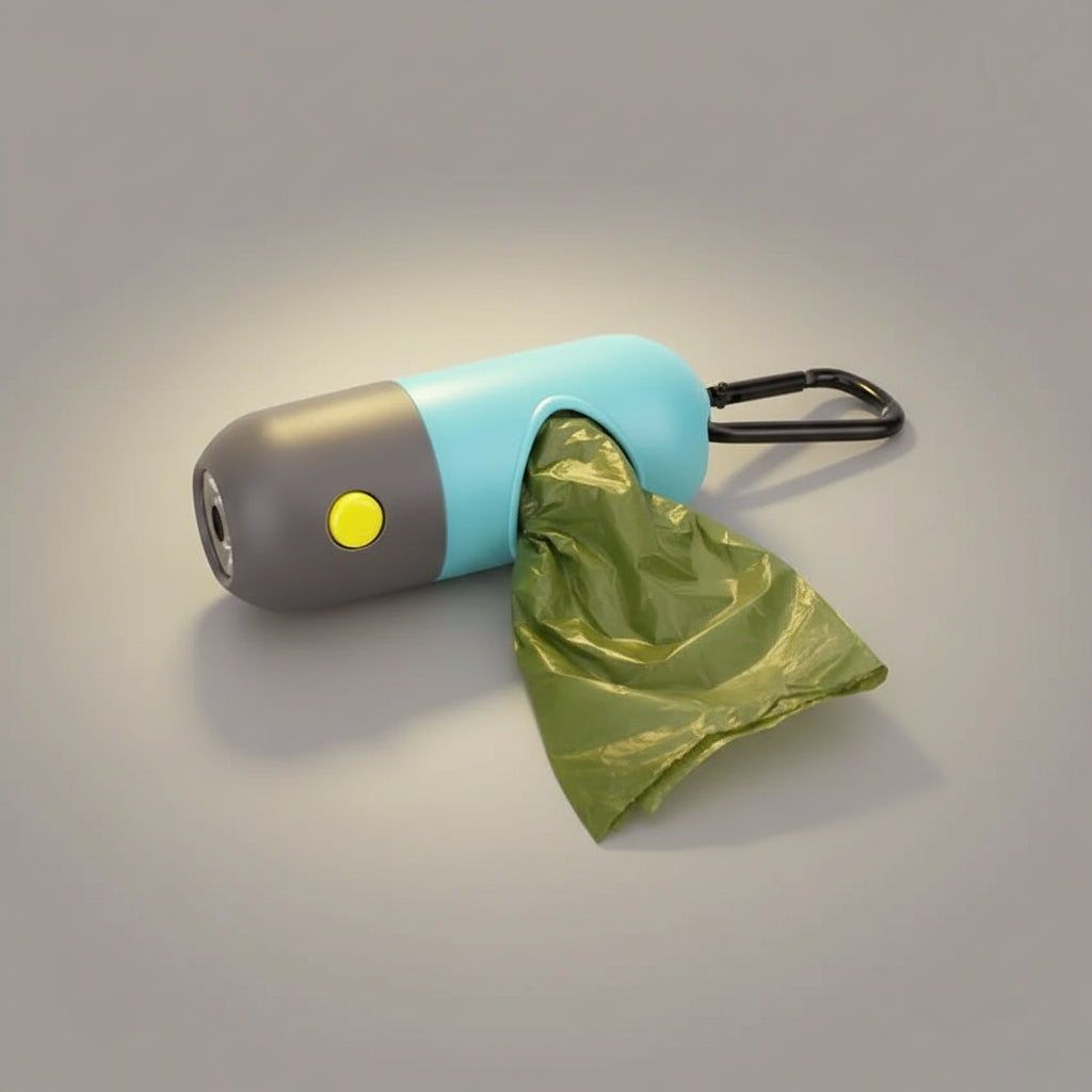LED Dog Waste Bag Dispenser FURRYKU