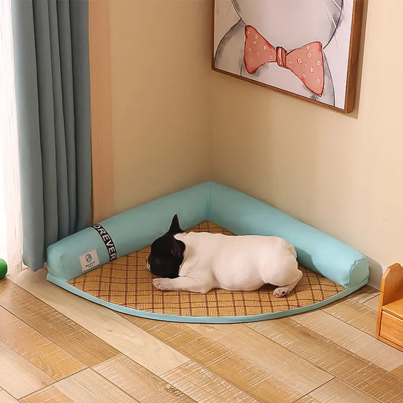 Summer Cooling Pet Mat – Breathable Bamboo Fiber Mat FURRYKU