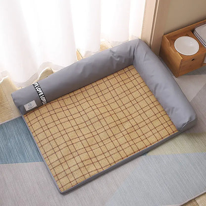 Summer Cooling Pet Mat – Breathable Bamboo Fiber Mat FURRYKU