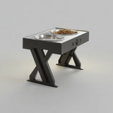 Elevated Stainless Steel Dog Feeder