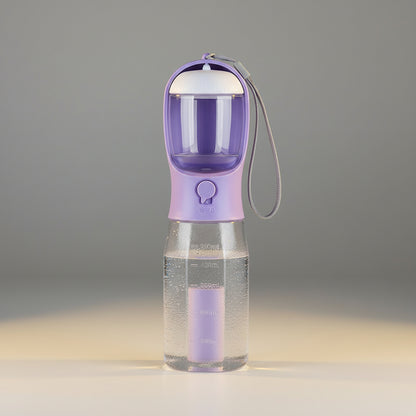 3-in-1 Portable Dog Water Bottle & Food Container