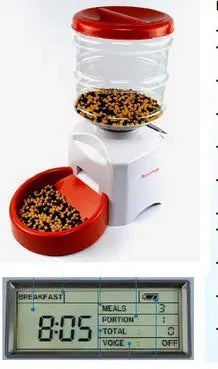5.5L Automatic Dog Feeder with Voice Recording & LCD Screen FURRYKU