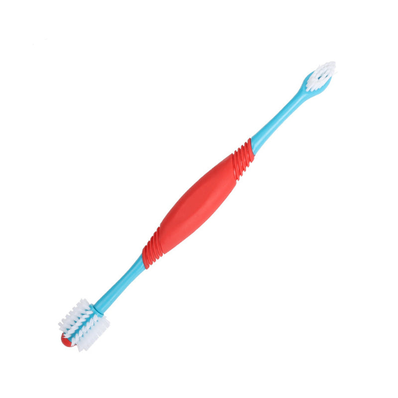 Dog Toothbrush 360° – Dual-Head Pet Tooth Brushing Kit for Dogs 🐾