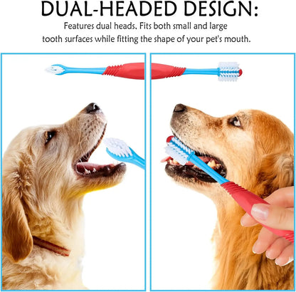 360° Dual-Head Dog Toothbrush FURRYKU