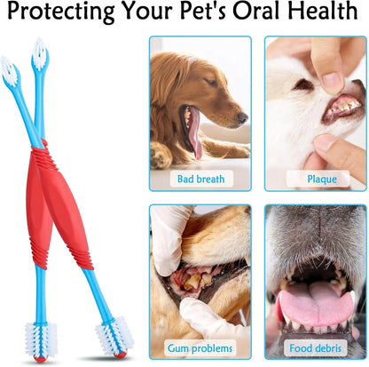 360° Dual-Head Dog Toothbrush FURRYKU