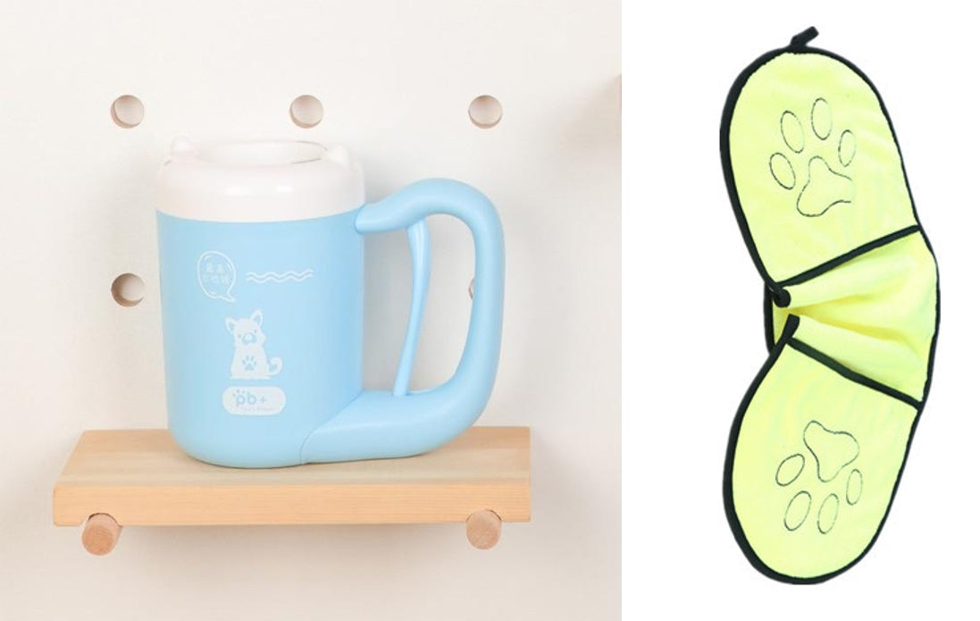 Hundepfoten-Reinigungsbecher, Silikon-Waschbürste, Pfotenreiniger 🐾