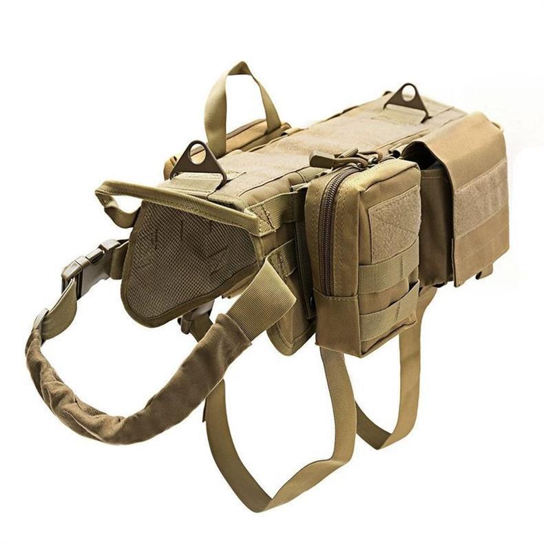 Ihrtrade Tactical Dog Harness – Adjustable Molle Vest for Military & Outdoor Training 🐾
