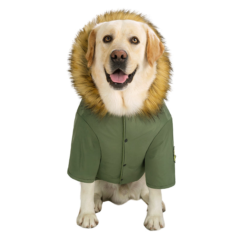 Hundebekleidung Herbst &amp; Winter Große Hunde Daunenjacke – Warmer Baumwoll- und Fleecemantel 🐾