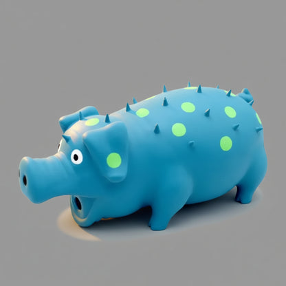 Tough Squeaky Pig Dog Toy FURRYKU