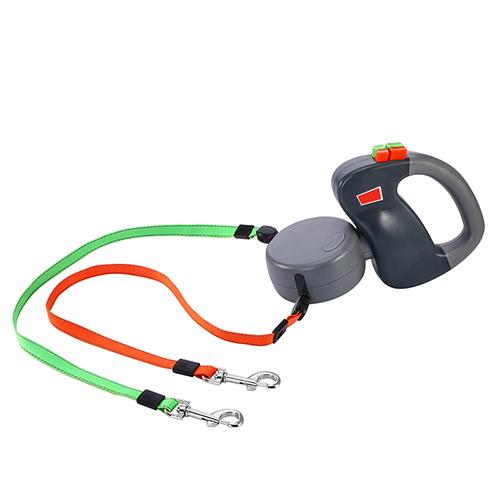 Retractable Dual Pet Dog Walking Leash – Automatic Nylon Traction Rope 🐾