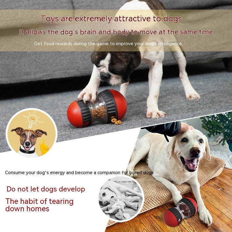 Interactive Food-Dispensing Dog Toy – Puzzle Treat Tumbler for Slow Feeding & Mental Stimulation🐾