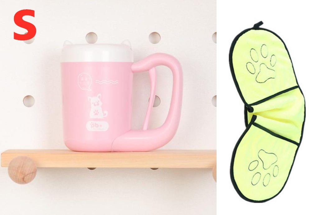 Hundepfoten-Reinigungsbecher, Silikon-Waschbürste, Pfotenreiniger 🐾