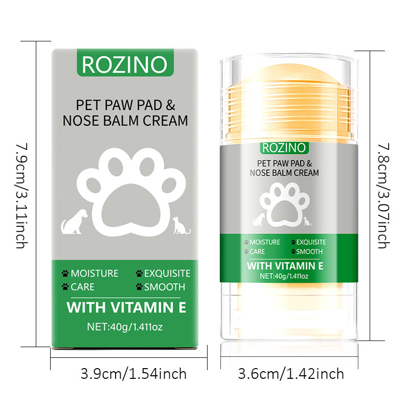 Crème de soin pour les pattes et le nez des animaux – Crème nourrissante parfumée au thé vert 🐾
