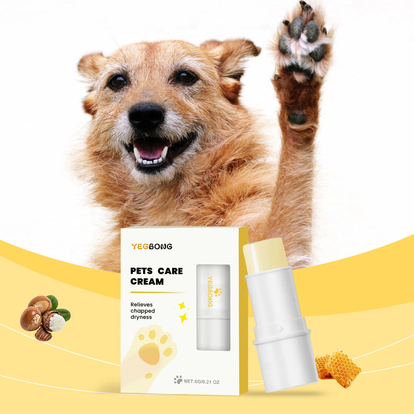 Pocket-Size Paw Balm Stick for Dogs