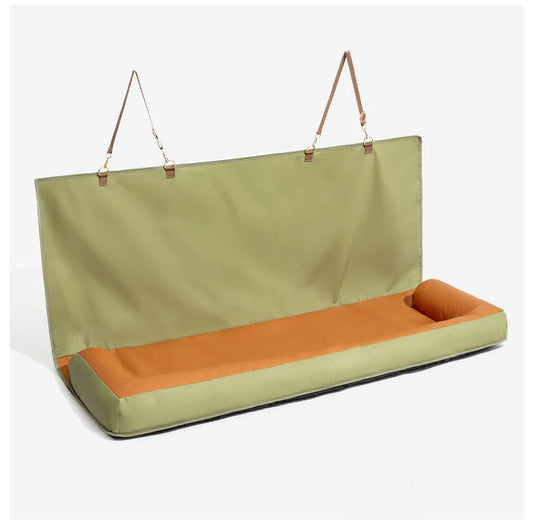 Portable Dog Car Seat Mat – Detachable & Washable Minimalist Cushion