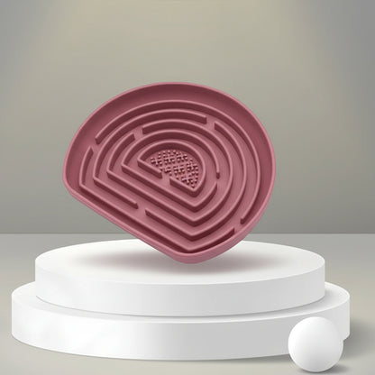Slow-Feeding Silicone Dog Bowl with Suction Base FURRYKU
