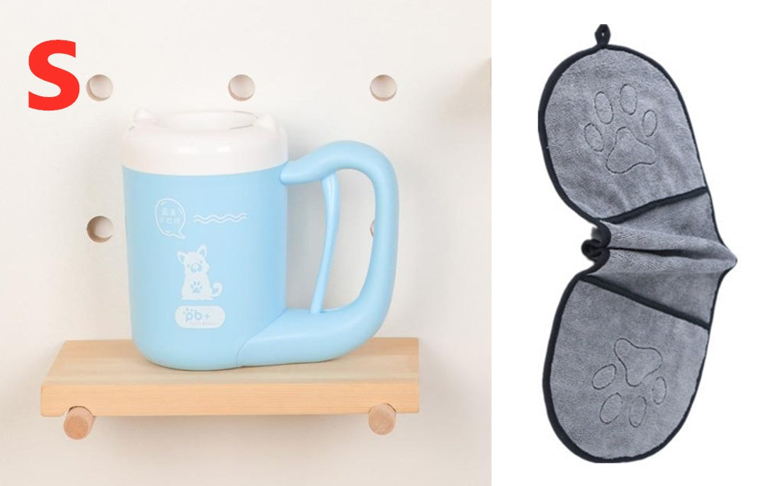 Hundepfoten-Reinigungsbecher, Silikon-Waschbürste, Pfotenreiniger 🐾